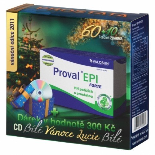 Proval Epi Forte 60 tob. + 10 tob. ZDARMA + CD B�l� V�noce Lucie B�l� ZDARMA - v�ce informac�