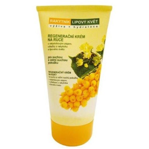 Regenera�n� kr�m na ruce s rakytn�kov�m olejem a lipov�m kv�tem pro suchou a velmi suchou poko�ku 150 ml - v�ce informac�