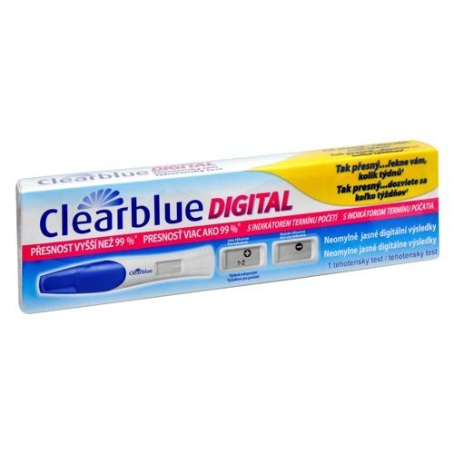 T�hotensk� test Clearblue digit�ln� 1 ks - v�ce informac�
