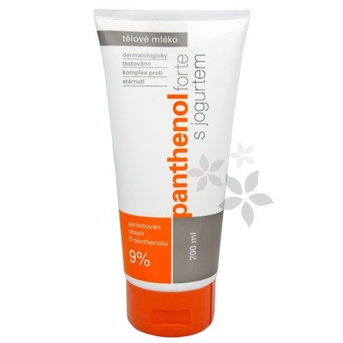 T�lov� ml�ko s jogurtem pro norm�ln� a� sm�enou ple� Panthenol Forte 9% 200 ml - v�ce informac�