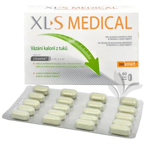 XLtoS Medical V�z�n� kalori� z tuk� s vitam�ny 60 tbl. - v�ce informac�