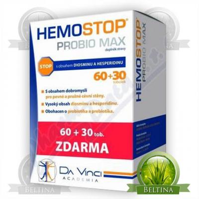 Hemostop Probio MAX tob. 60+30 na hemeroidy