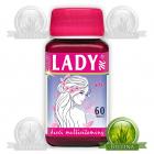 Lady M® - 60 tablet, dívčí multivitaminy + 15 tablet ZDARMA - akční balení