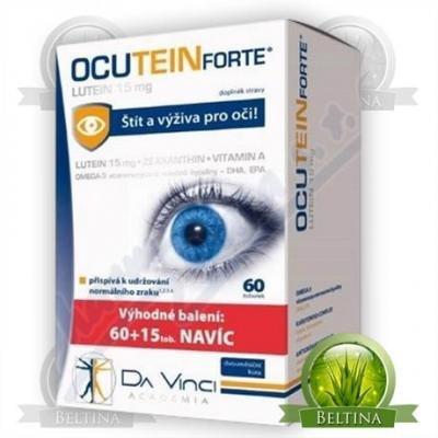 Ocutein FORTE Lutein 15mg 60+15 tobolek